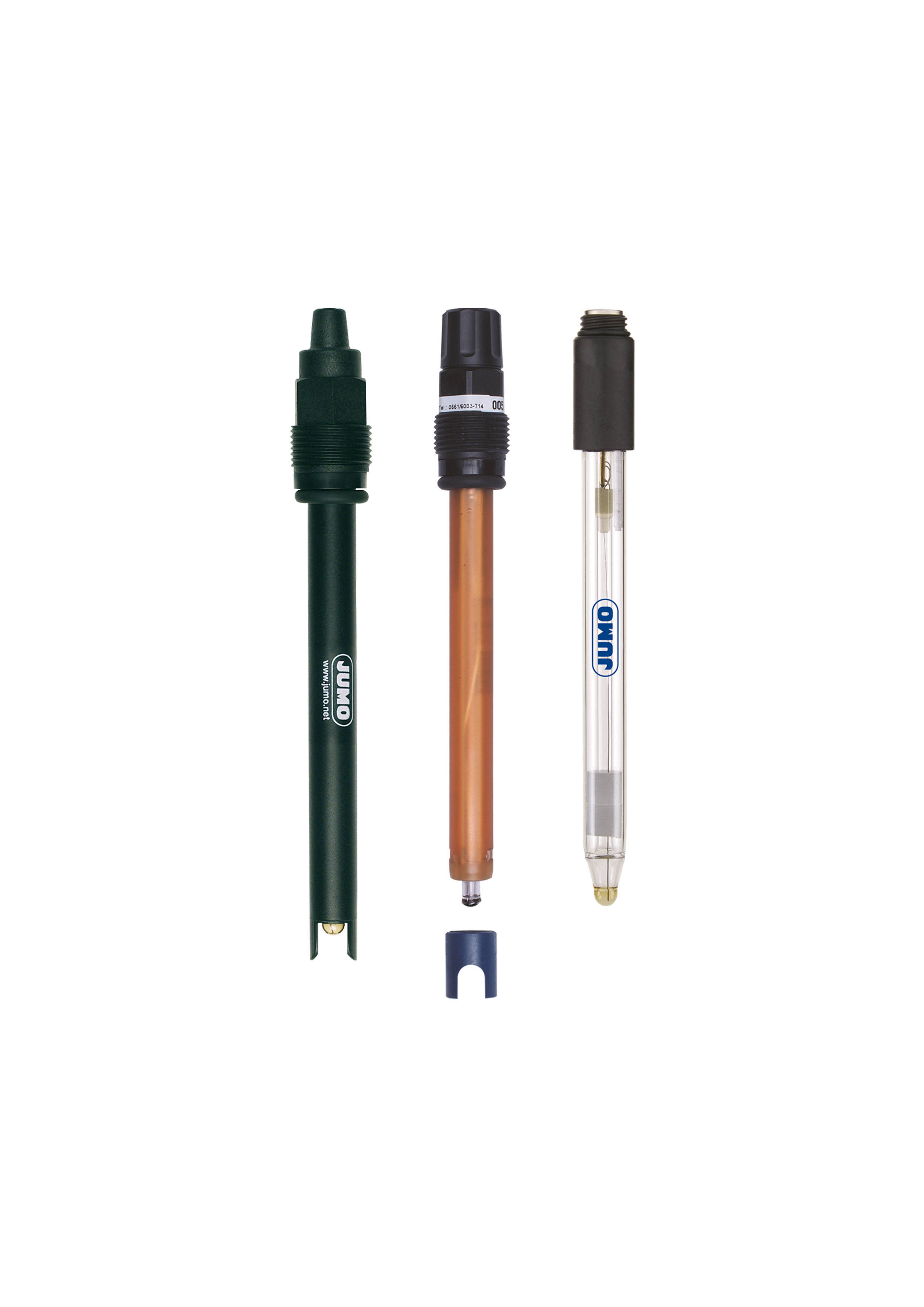 Neu im HeylNeomeris Produktportfolio - JUMO BlackLine pH Kunststoffschaft-Elektrode, S8 Pg13,5 Schraubkopf mit festem Schutzkorb